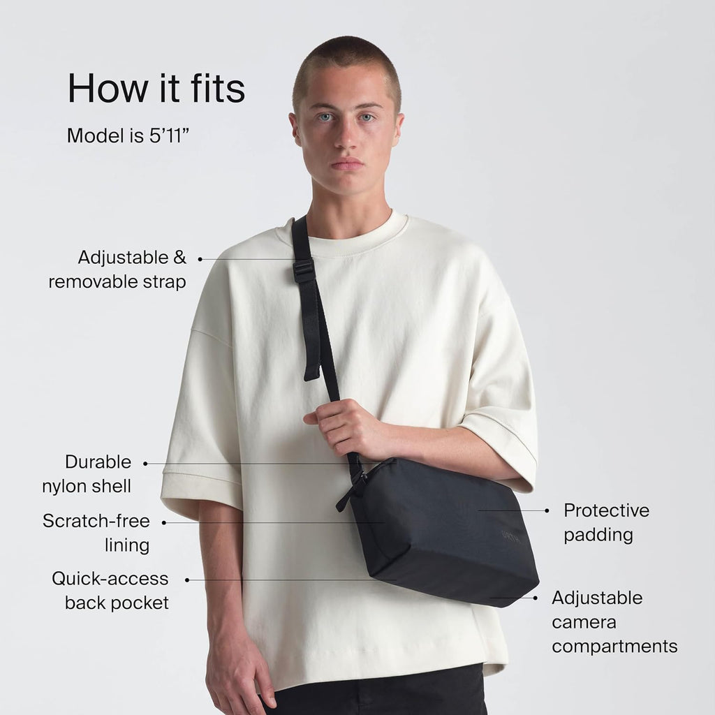 Urth Dolomite 5L Crossbody Camera Sling Bag - Weatherproof + Recycled