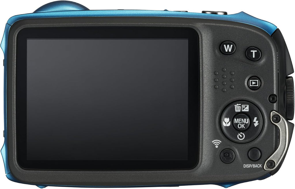 Fujifilm FinePix XP130 Waterproof Digital Camera w/16GB SD Card - Sky Blue