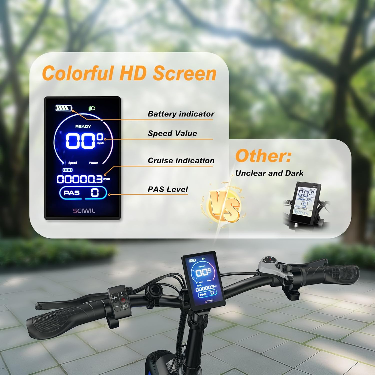 bluebiko 1000W Folding Electric Bike, 48V 20AH Large Removable Battery E Bike, 80 Miles Max Range, 20' Fat Tire Electric Bike for Adults, Adult Electric Bicycles for Commute Beach Snow