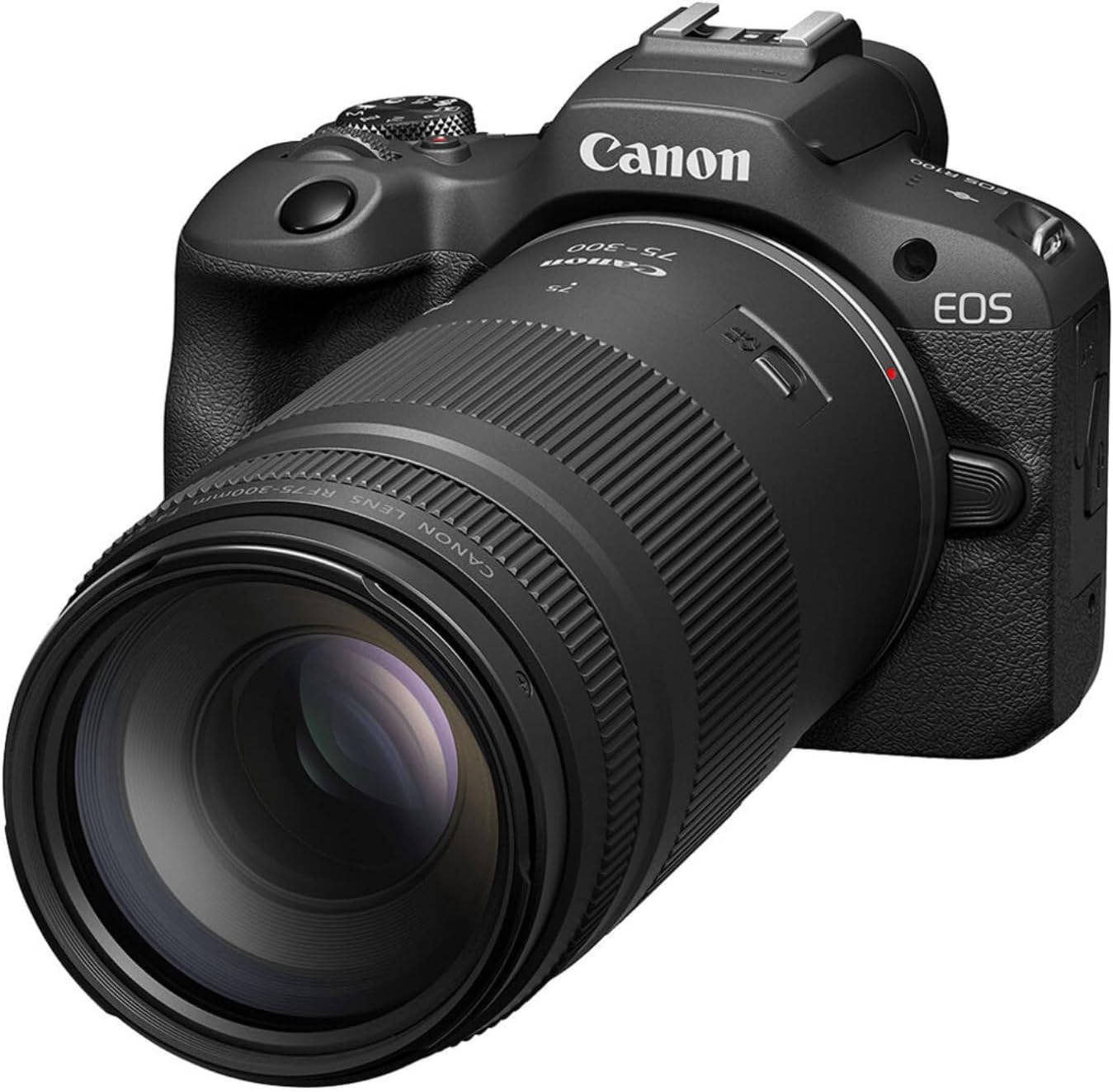 Canon EOS R100 Double Zoom Lens Kit, Black