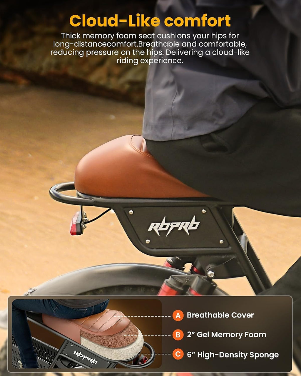 Electric Bike Adults 1000/1500W Ebike28/35MPH, 55-85 Miles Electric Motorcycle with 13/20AH Battery, 20' Fat Tire Electric Dirt Bike 7-Speed E-Bike Full Suspension, GPS Location (iOS Compatible)