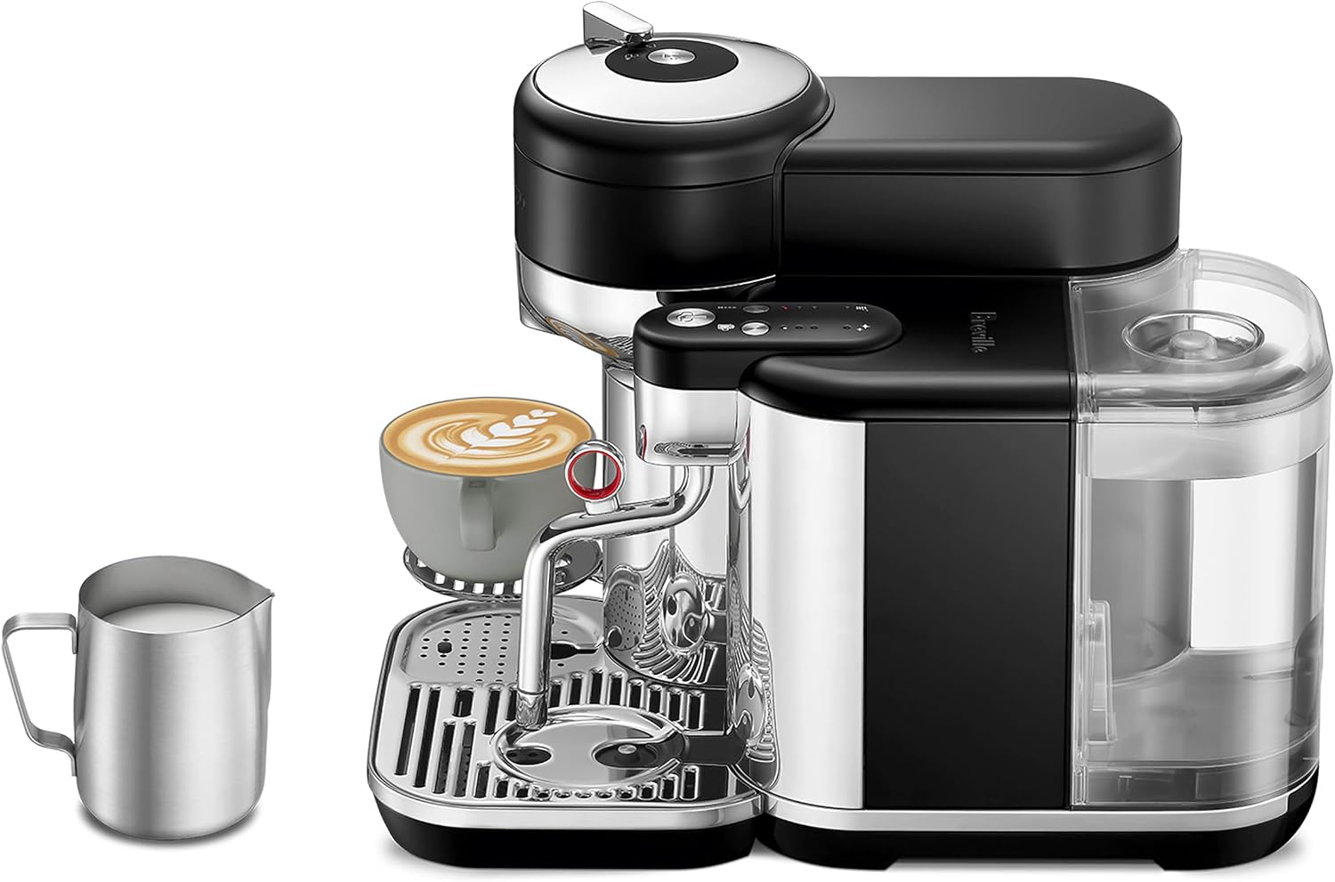 Nespresso Vertuo Creatista Coffee and Espresso Maker by Breville, Black Truffle