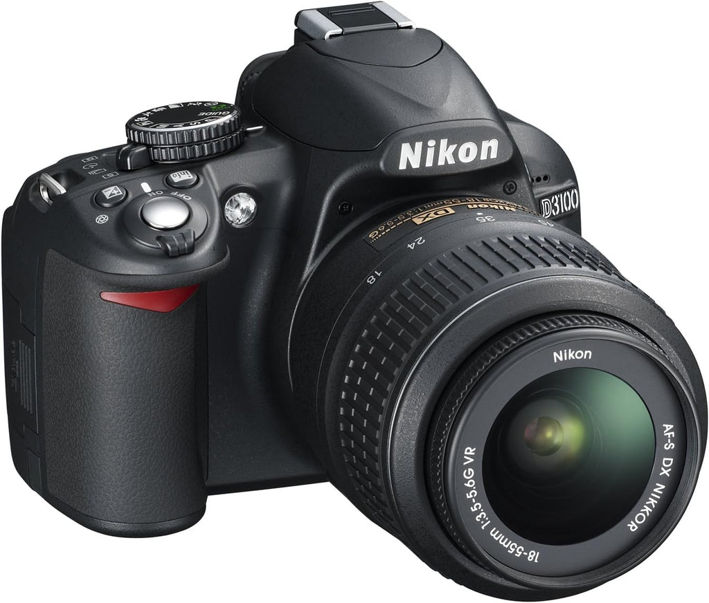 Nikon D3100 14.2MP DX-Format Digital SLR Camera Kit with 18-55mm f/3.5-5.6 VR Lens - (Black) [International Version]