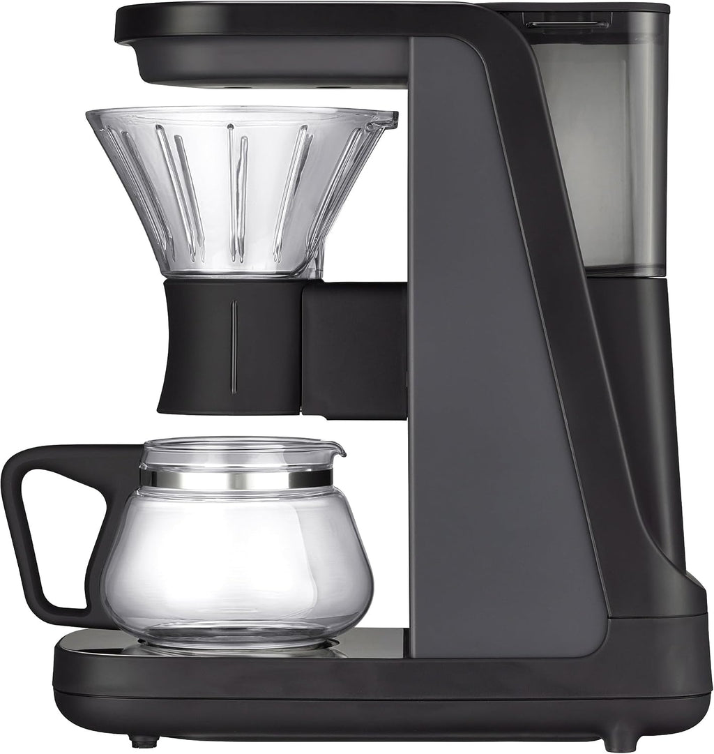 Tiger Hybrid Automatic Coffee Maker - Pour Over Coffee Maker & Immersion Brewing Coffee Machine, Innovative Design for Outstanding Brew, Black, 6 Cup, 24 ounce, 0.72L