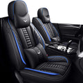 2 Car Seat Covers for Toyota 4Runner 2001-2025, Waterproof Seat Cover, Heavy Duty Scratch Proof Car Seat Protector, Nonslip Durable Seat Covers, Car Seat Cushion with Pillows(Luxury,Blue,Black)