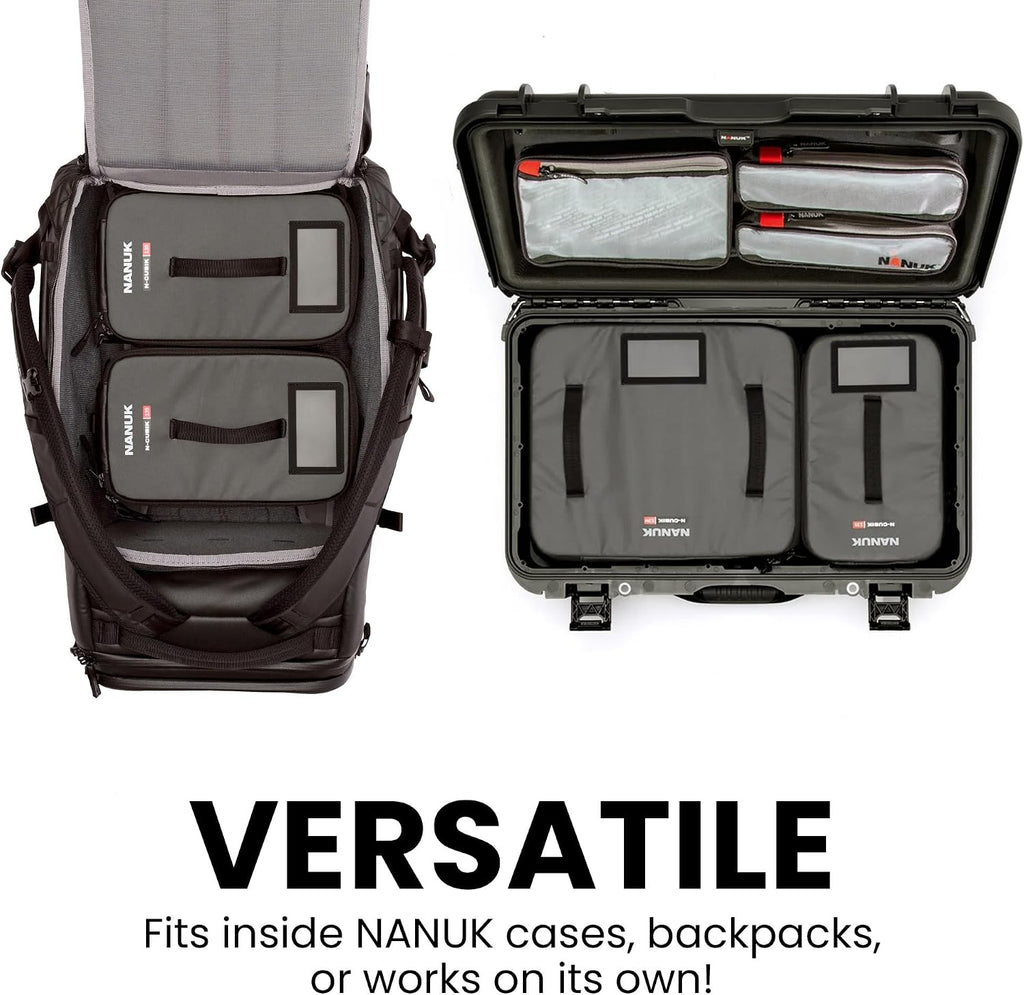 NANUK N-PVD Messenger Bag for Camera and Drone, Black - 15L
