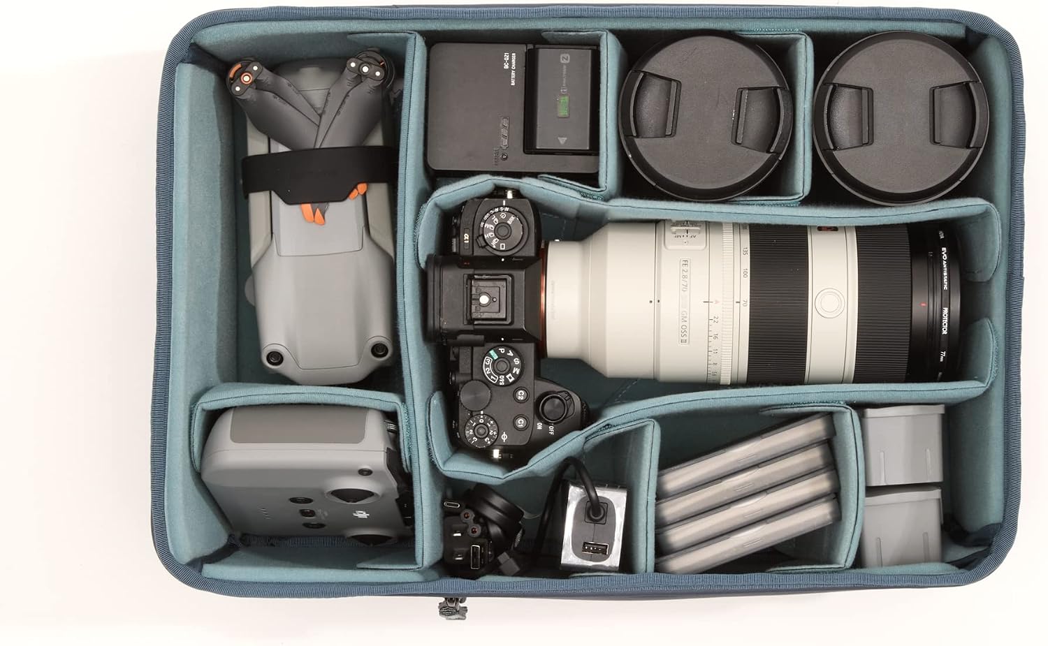 Shimoda Core Unit Large DSLR v3 Modular Camera Insert With Side Access Integration, Fits Pro Mirrorless And Gripped DSLR Bodies Up To 6.7 in. (17cm) Tall, Telephoto Lens Ready Storage, EVA Dividers