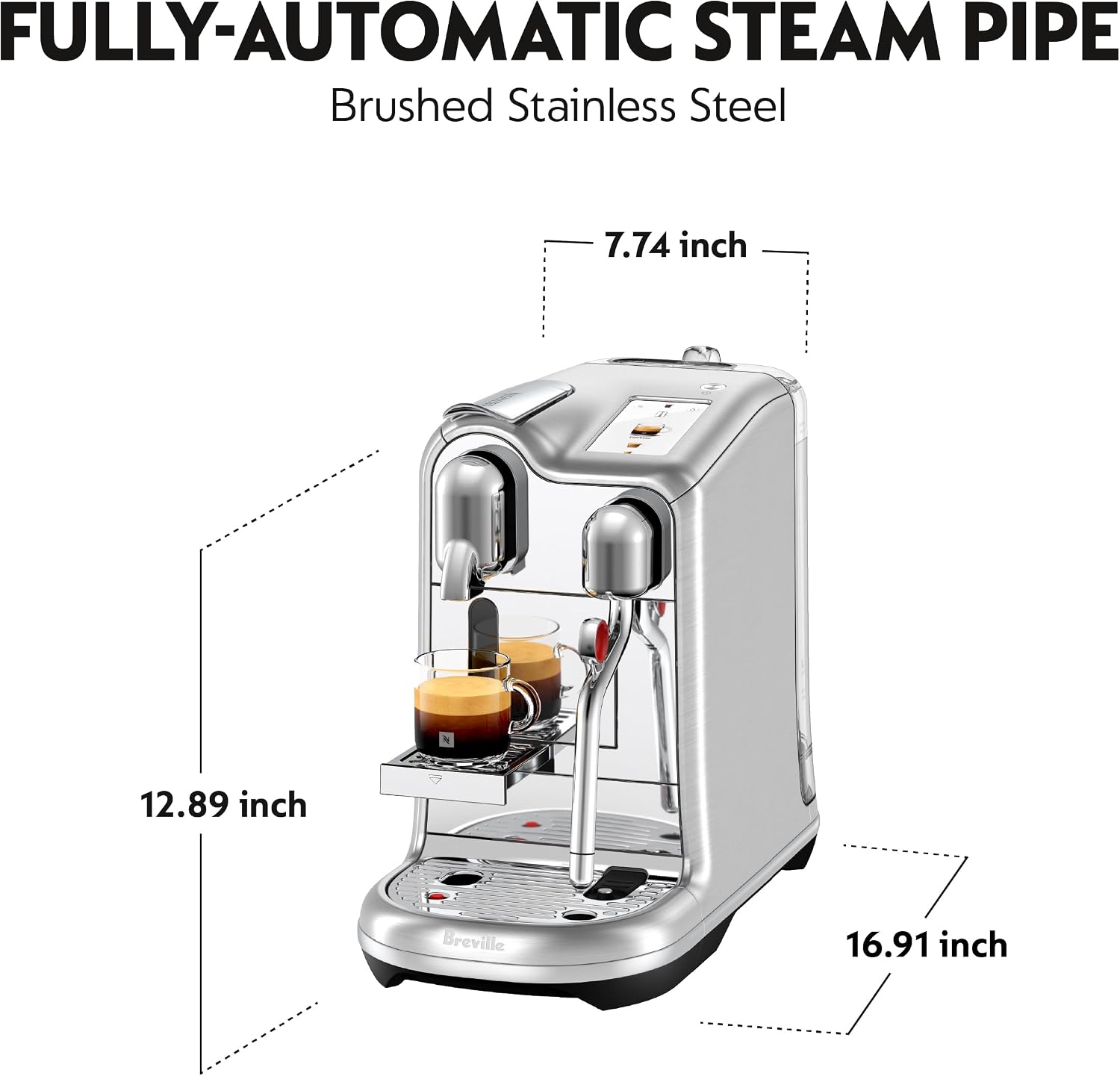 Nespresso Creatista Pro Espresso Machine by Breville, Stainless Steel