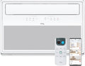 TCL 10000 BTU Q-Series Smart Inverter Window AC, Energy Efficient Air Conditioner with Fan, Dehumidifier, Remote Control & WiFi, Works with Smart Home Devices & TCL Home App, Cools up to 450 Sq. Ft.