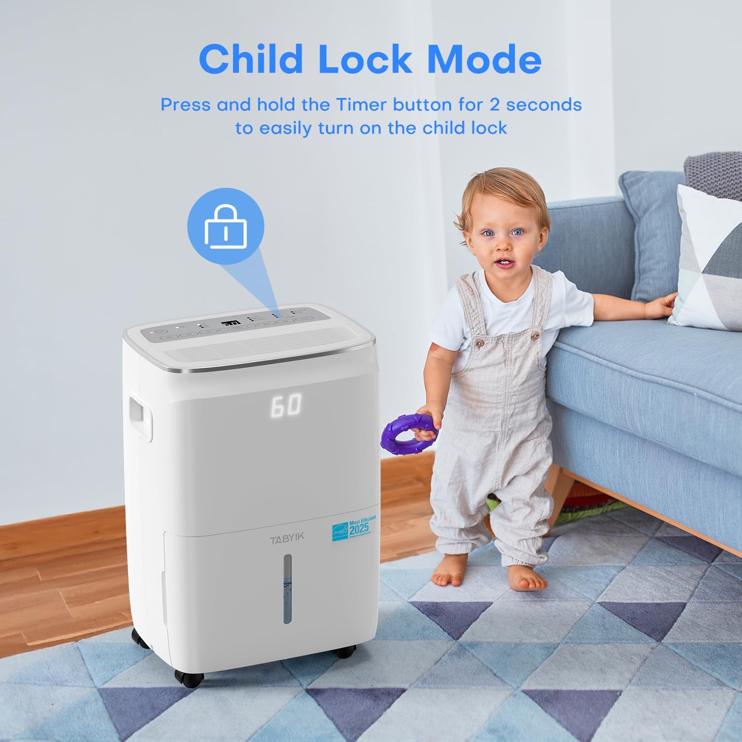 4,500 Sq.Ft Dehumidifier for Basement, Max 80 Pint/Day (Standard 60 Pint/Day) Smart WiFi Dehumidifier with Pump Drain Hose & Auto Humidity Control, Large Dehumidifiers for Home, RV, Bathroom, Bedroom