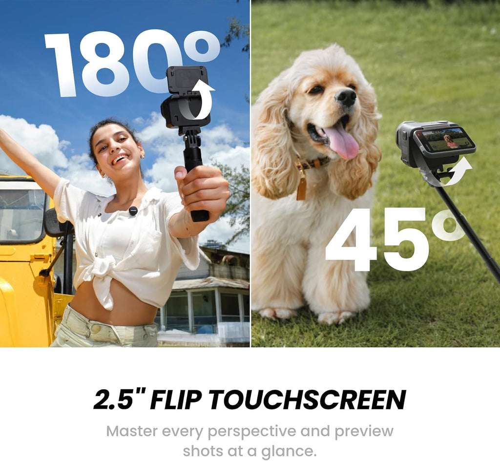 Insta360 Ace Pro 2 Starter Bundle - 8K Waterproof Action Camera Co-Engineered with Leica, 1/1.3' Sensor, Dual AI Chips, Superior Low-Light, 2.5' Flip Screen for Vlogging, Travel & Sports