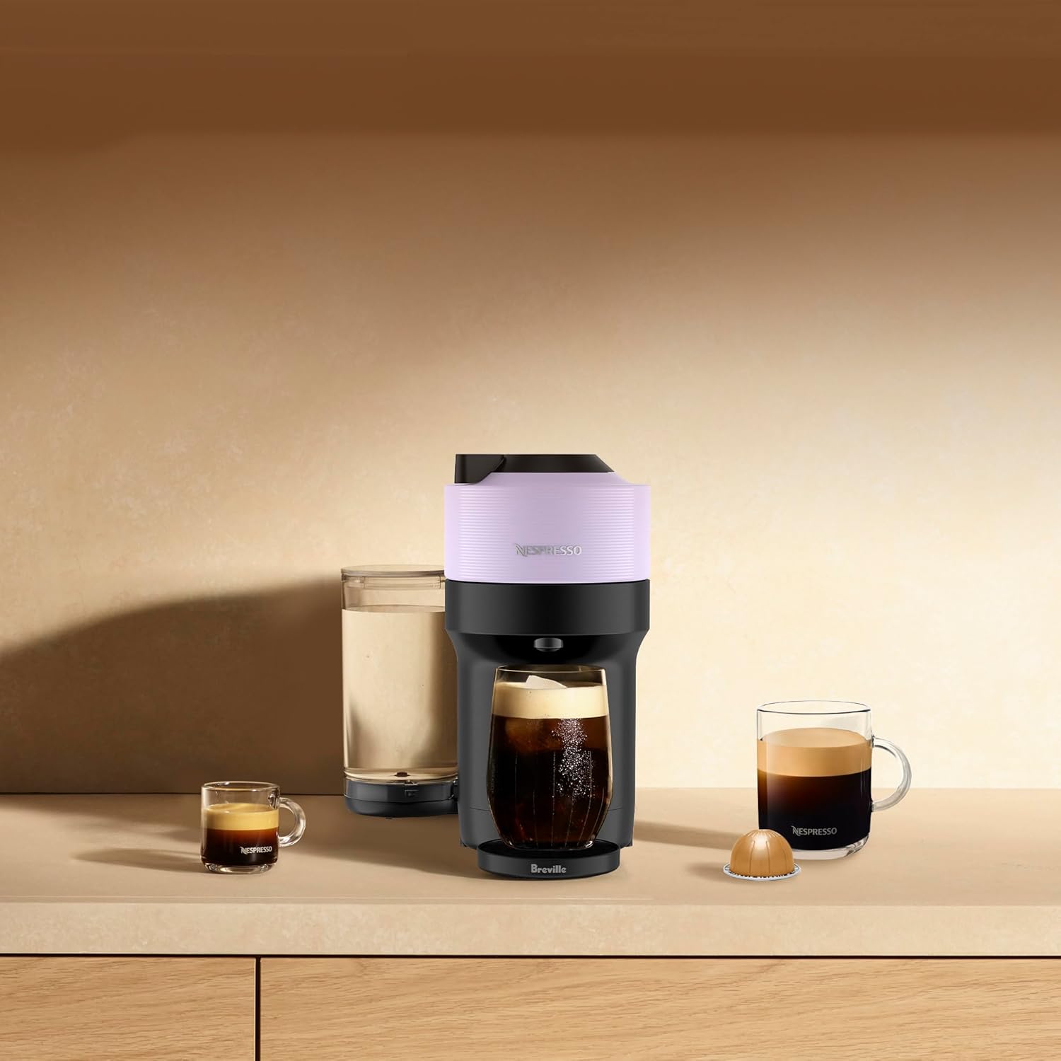 Nespresso Vertuo Pop+ Bundle by Breville, Lilac