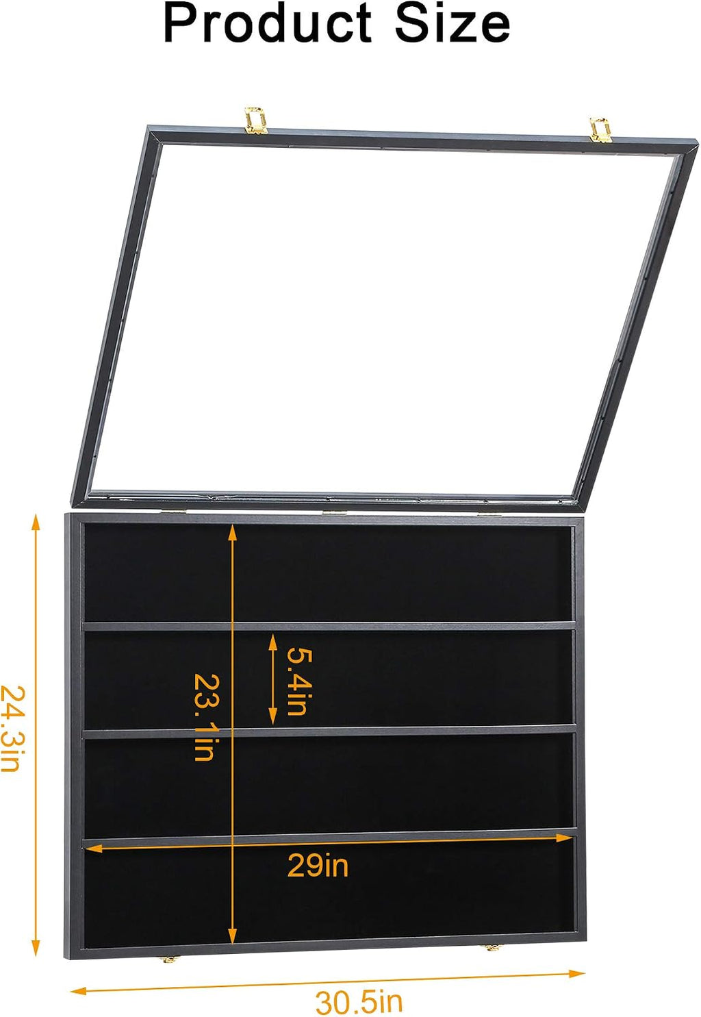 KCRasan 3 Pack 36 Graded Sports Card Display Frame -Baseball Card Display Case Lockable - Trading Card Collector Wall Display Holder for Basketball Football Cards, UV Protection Acrylic