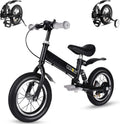 Balance Bike 2 in 1,The Dual Use of a Kids Balance Bike and Kids Bike,12 14 Inches for 2-6 Years Old,with Shock Absorbers, Fenders, Pedals, Auxiliary Wheels