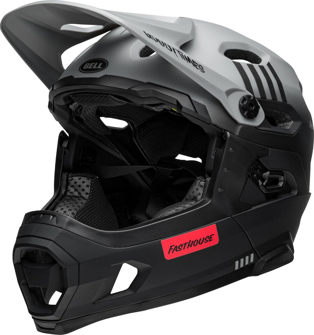 Bell Bike Super Dh Spherical Bicycle Helmets Fasthouse Taco Tuesday Matte/Gray/Black Large
