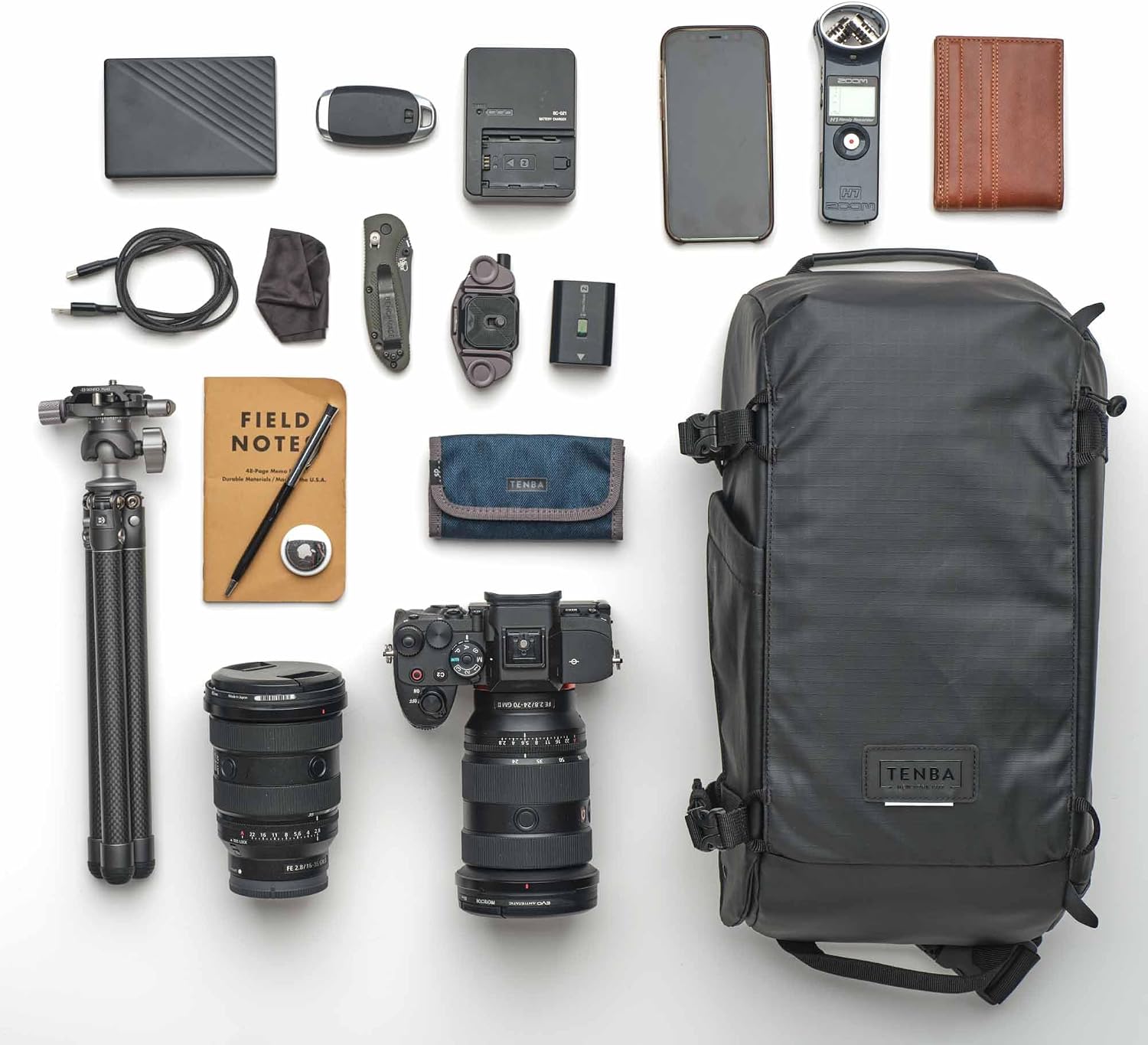 Tenba Solstice v2 12L Sling Bag for DSLR and Mirrorless cameras and lenses – Black (636-430)