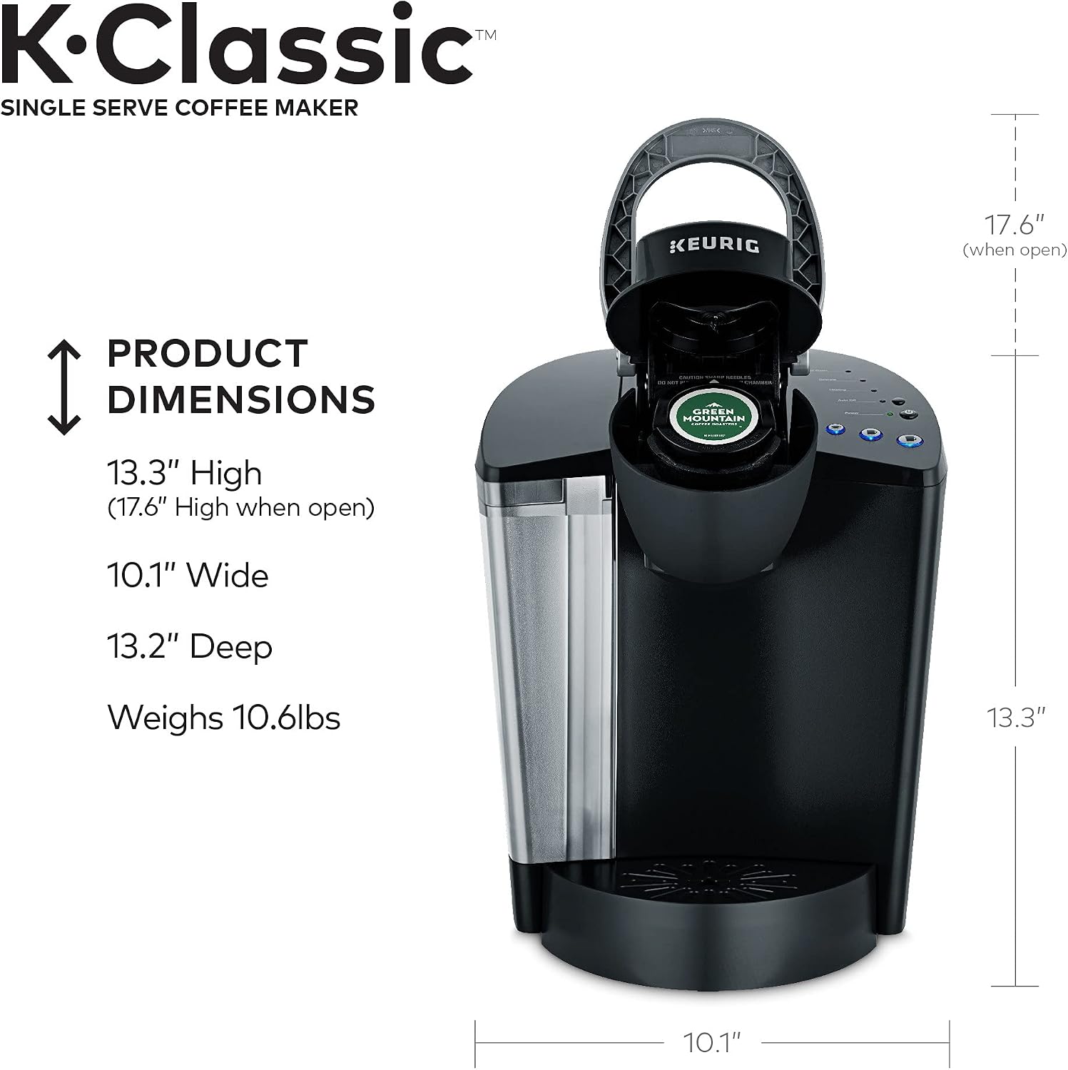 Keurig K-Classic Coffee Maker with Newman's Own Organics Newman's Special Blend, 32 Count