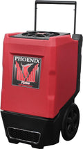 Phoenix R250LGR Dehumidifier W/Handles, Pump, Wheel & Drain Hose — 135 Pints Commercial Portable Heavy-Duty Dehumidifier for Home, Basement & Garage