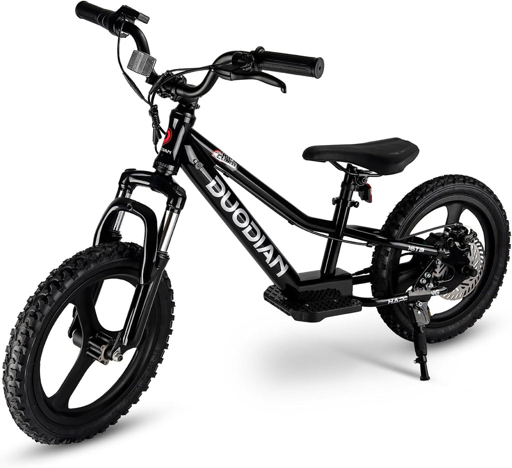Electric Bike for Kids, 350W/250W Motor, 36V 7.8/5.2Ah, 15.5/13.7 MPH, 15/12 Miles Long Range, 16' Tires, Kids Electric Bike Aged 6 and Above, Youth Off-Road Electric Bicycle