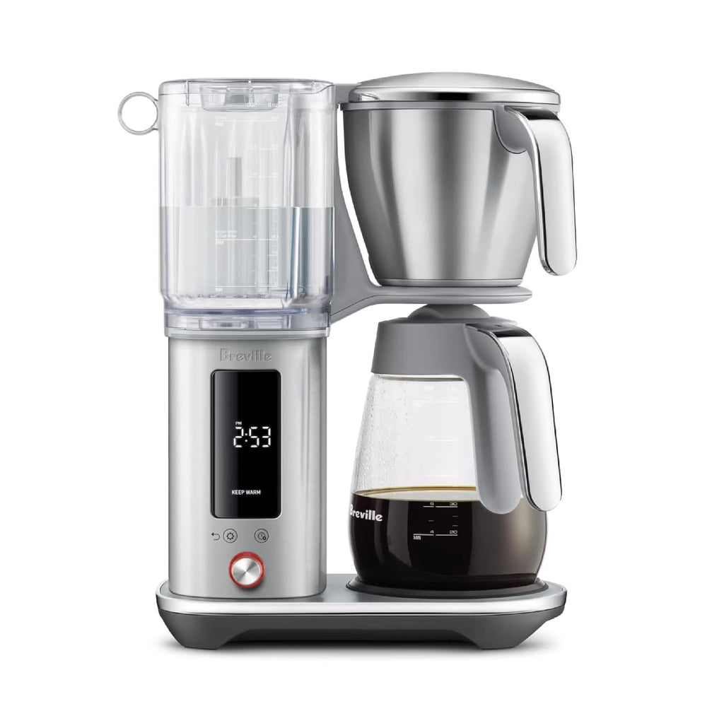 Breville Luxe Drip Coffee Machine BDC415BSS, Brushed Stainless Steel, Glass Carafe