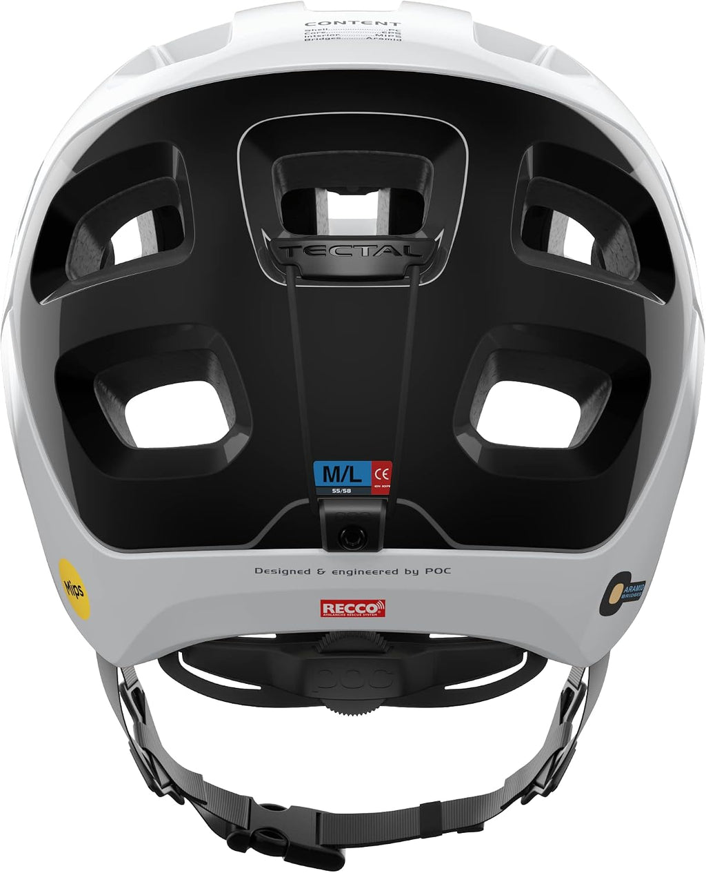 POC, Tectal Race MIPS Mountain Bike Helmet for Trail and All-Mountain Riding