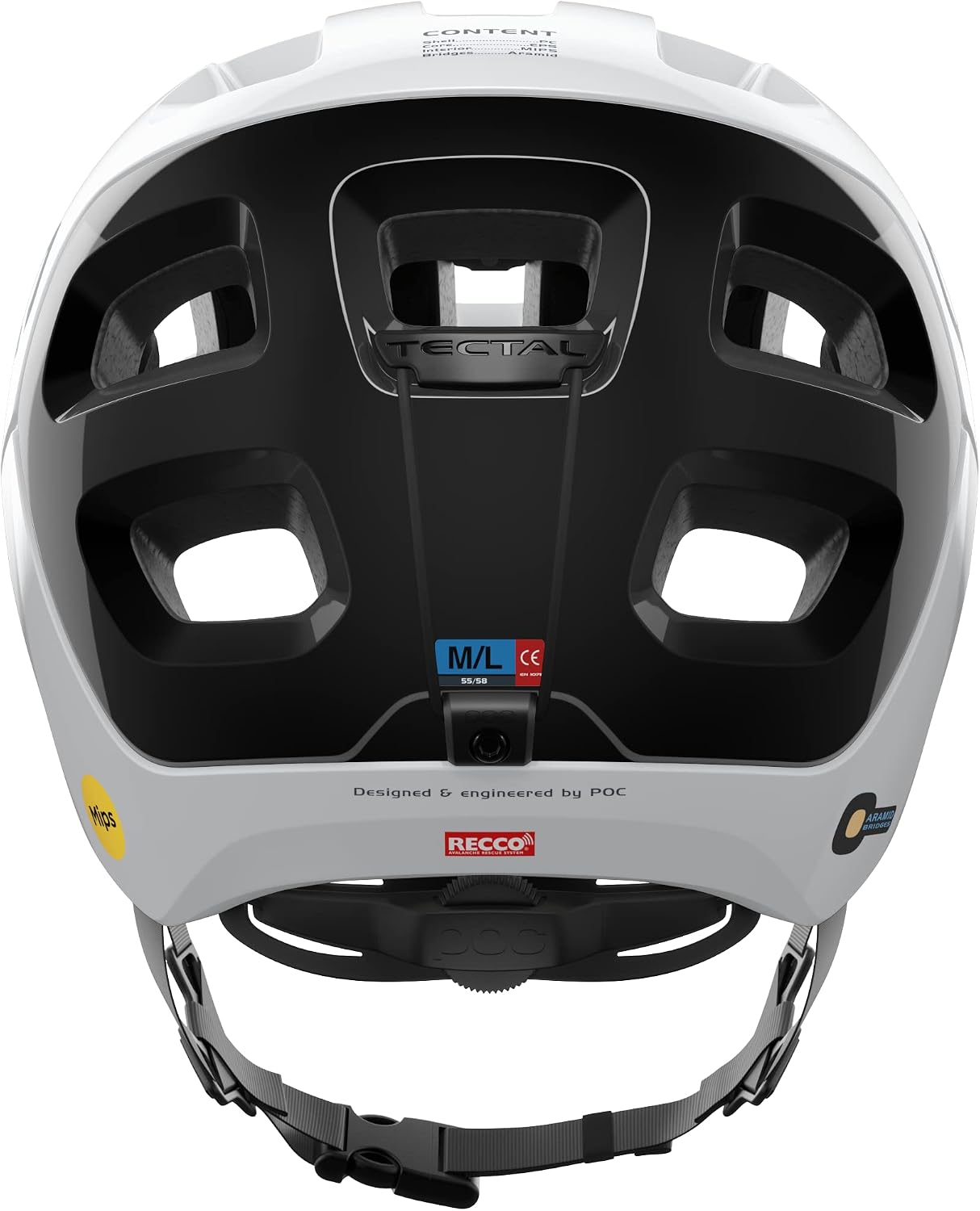 POC, Tectal Race MIPS Mountain Bike Helmet for Trail and All-Mountain Riding
