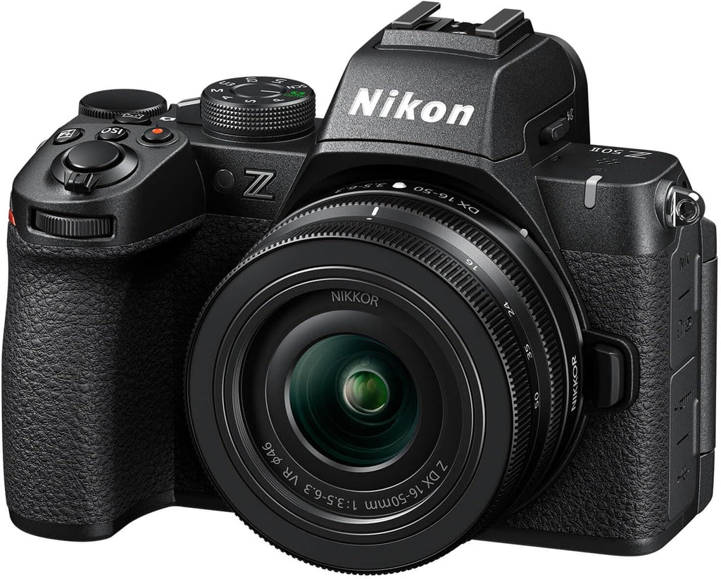 Nikon Z50 II with Wide-Angle Zoom Lens | Compact mirrorless Stills/Video Camera with Easy Color presets and Wireless Photo Sharing | Nikon USA Model