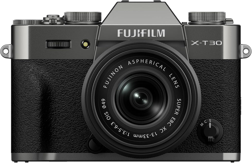 FUJIFILM X-T30 III Mirrorless Camera Body, with XC13-33mm Lens Kit, Charcoal Silver