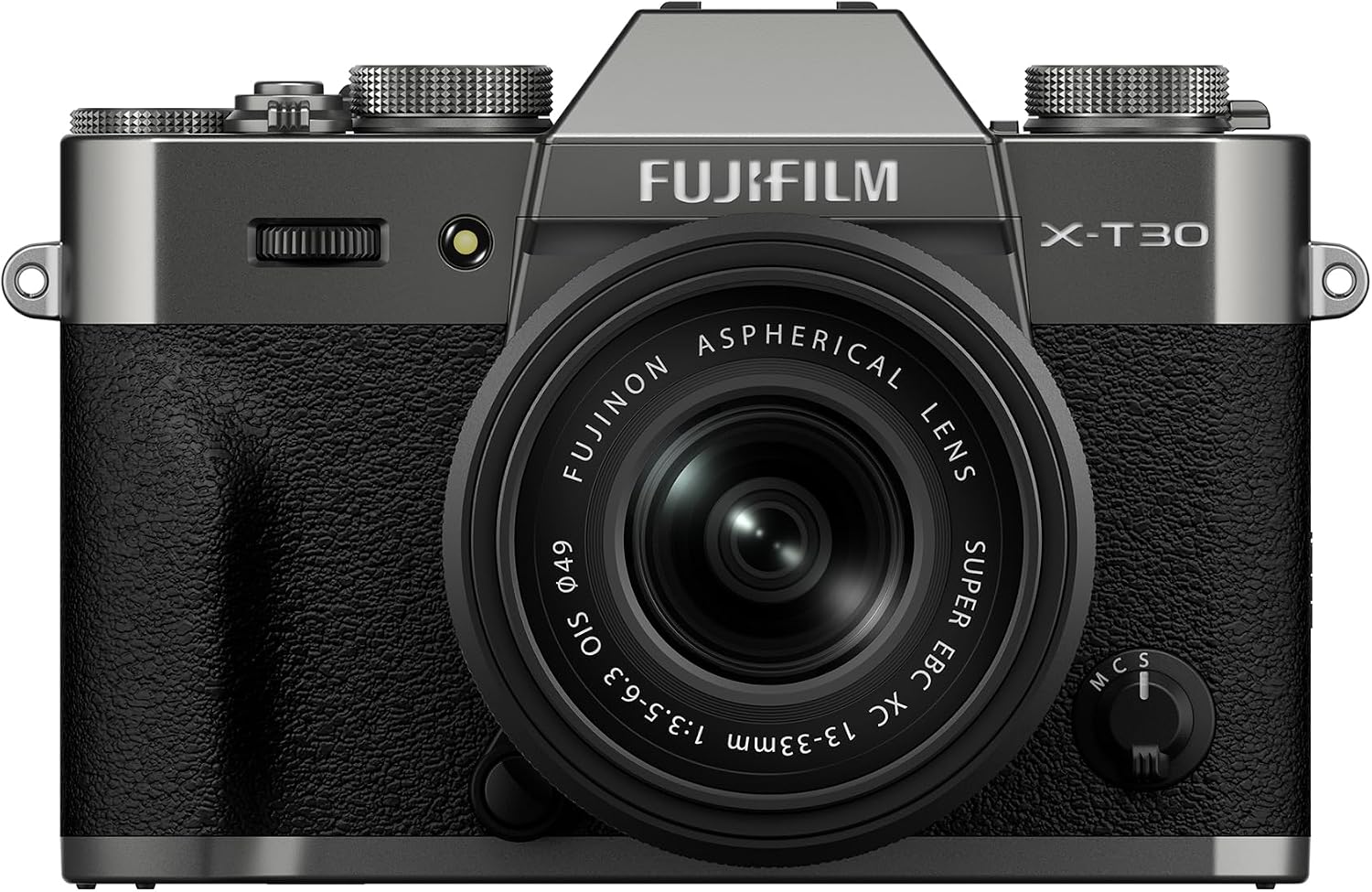 FUJIFILM X-T30 III Mirrorless Camera Body, with XC13-33mm Lens Kit, Charcoal Silver