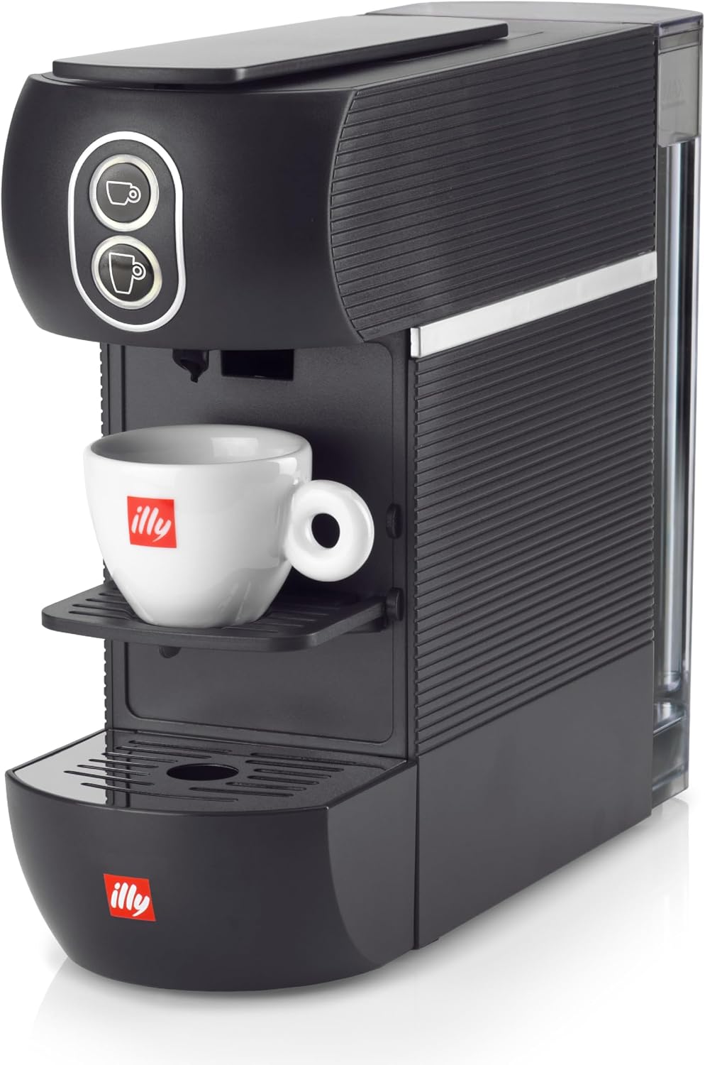illy Easy Espresso Machine, Single Serve Coffee Machine for Nespresso Original Line Capsules, Single Cup Espresso Maker (Black)