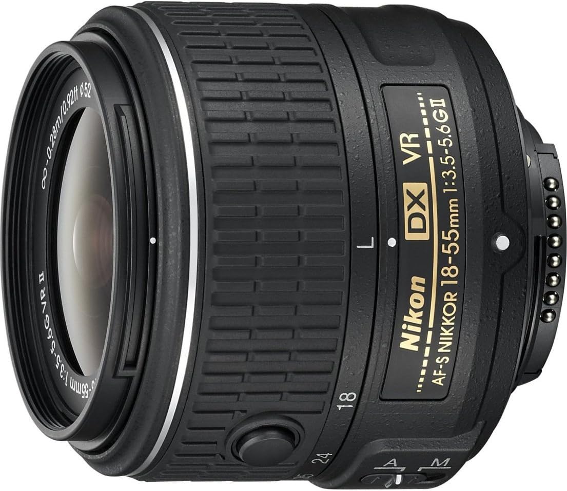 Nikon D3200 24.2 MP CMOS Digital SLR Camera with 18-55mm and 55-200mm VR DX NIKKOR Dual Zoom Lens Bundle (Certified Refurbished)