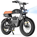 Electric Bike Adults 1000/1500W Ebike28/35MPH, 55-85 Miles Electric Motorcycle with 13/20AH Battery, 20' Fat Tire Electric Dirt Bike 7-Speed E-Bike Full Suspension, GPS Location (iOS Compatible)