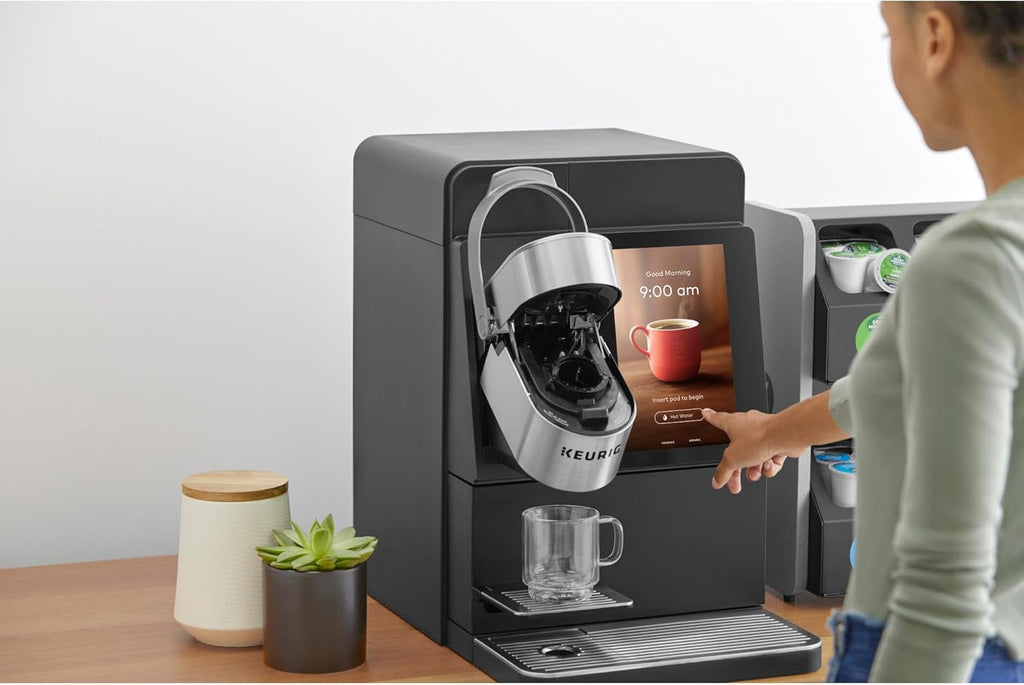 Keurig K-4500 Large Business Single Serve Coffee and Specialty Beverage Café System, Plumbed, Silver/Black