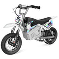 Razor MX400 Dirt Rocket Electric Bike for Kids Ages 8+, 140 lb Max Weight, White – 24V Battery, Up to 14 Mph, 30-Min Ride Time on High Speed, Twist-Grip Throttle, Spoked Wheels w/ 12' Pneumatic Tires