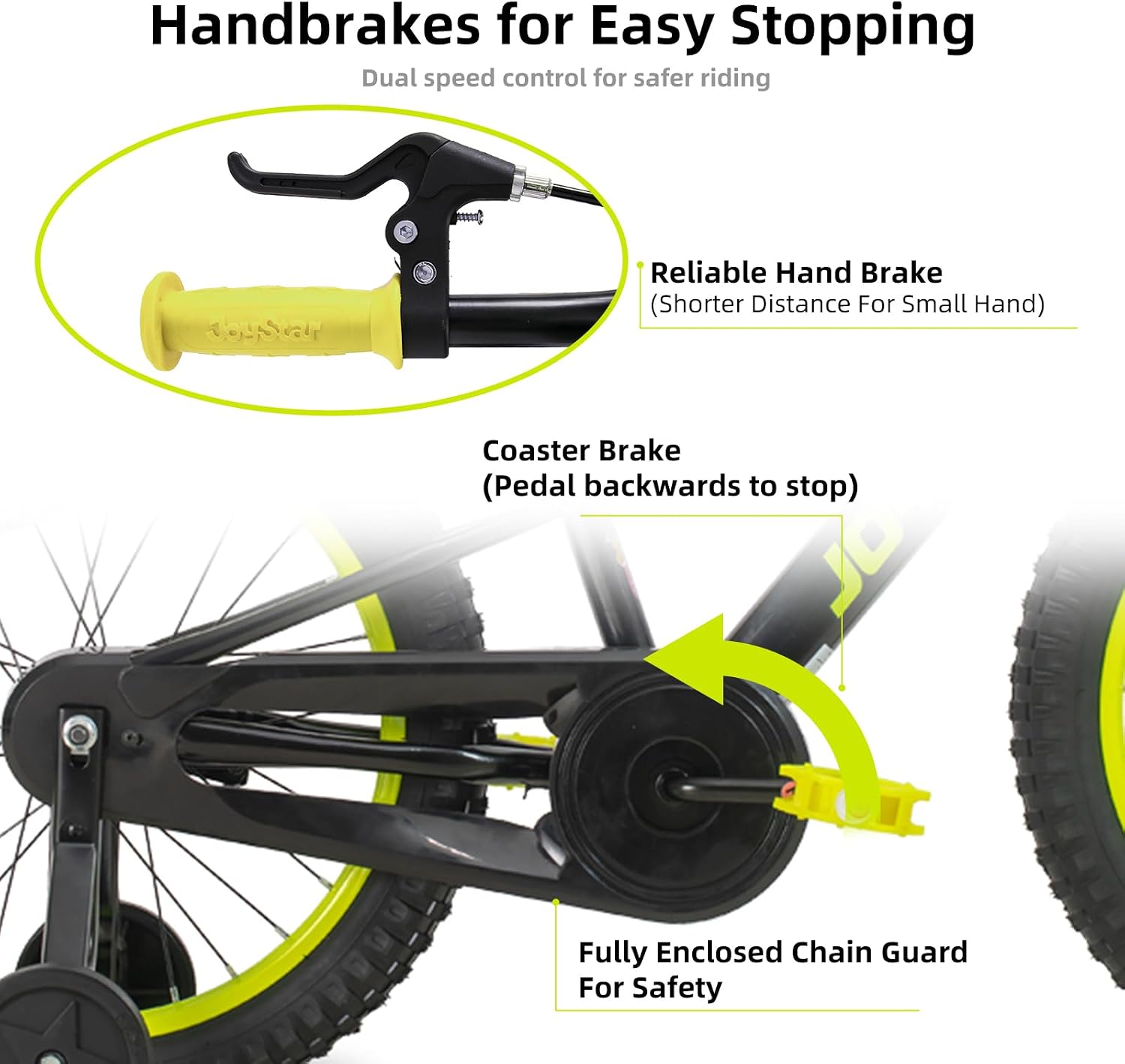 JOYSTAR NEO 20 Inch Kids Bike for Ages 6-10 Years Old Boys & Girls, 20 Inch Wheels Kids Mountain Bike with Training Wheels & Handbrake, Kids' Bicycles, Multiple Colors