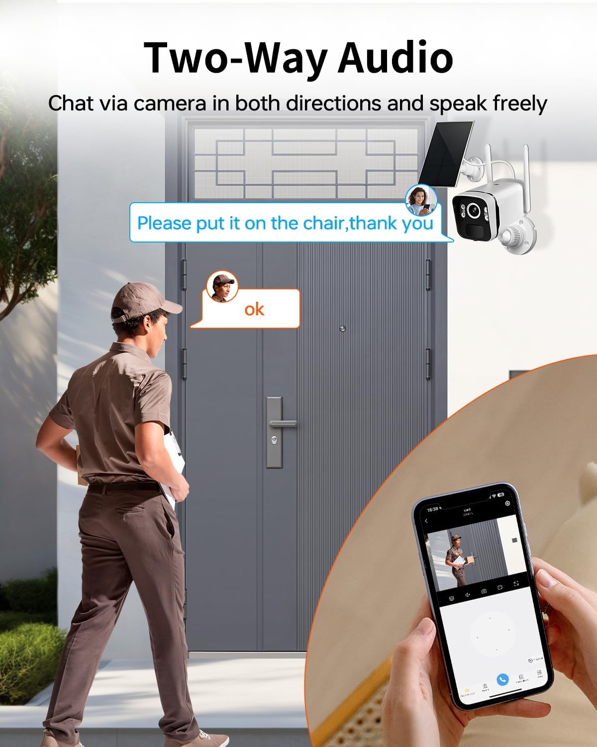 4MP Solar Powered Security Camera Outdoor Wireless System with 10' Monitor, 5G/2.4G WiFi 4PCS Outdoor Battery Camera with Solar Panel10CH Home Security System AI Human Detection 2-Way Audio