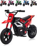 GarveeLife Electric Dirt Bike for Teens, 12' Fat Tire 350W Electric Motorcycle with 24V Battery, 14MPH Top Speed, 130 LBS Max Load, Mini Dirtbike for Kids, Mountain Off-Road Bike Fit Age 10+