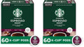 Starbucks K-Cup Coffee Pods, Dark Roast, Espresso Roast for Keurig Coffee-Makers, 100% Arabica, (120 Pods Total), 10 Count (Pack of 12)