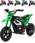 GarveeLife Electric Dirt Bike for Teens, 12' Fat Tire 350W Electric Motorcycle with 24V Battery, 14MPH Top Speed, 130 LBS Max Load, Mini Dirtbike for Kids, Mountain Off-Road Bike Fit Age 10+