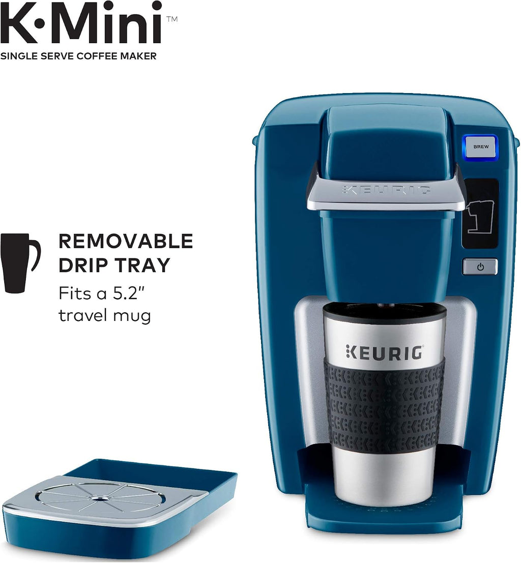 Keurig K15 Coffee Maker, Single Serve K-Cup Pod Coffee Brewer, 6 to 10 oz. Brew Sizes, Denim
