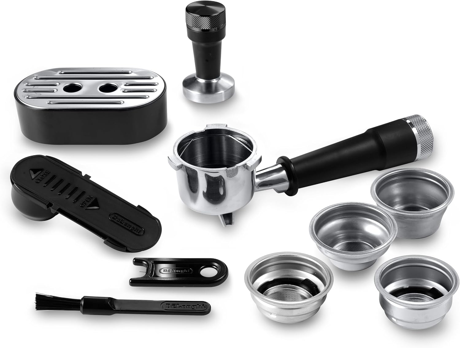 De'Longhi Dedica Maestro Espresso Machine with Milk Frother, 15-Bar Pump & Temperature Control - Barista Coffee Maker Kit for Espresso, Latte, Cappuccino & Iced Coffee - Italian Stainless Steel Design