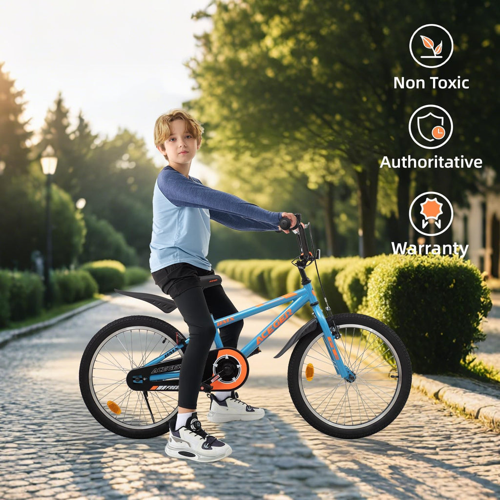 ACEGER Kids Bike for Ages 2-12 Years Old Boys Girls and Toddler, 12 14 16 18 Inch Children Bicycle with Training Wheels, 20 Inch Bike with Kickstand, Multiple Colors.
