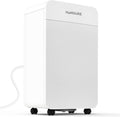 HUMSURE 4500 Sq. Ft 80 Pints Dehumidifier for Basement and Home, Bathroom, Bedroom, Equipped With Drainage Hose, Automatic Defrosting, 24-Hour Timer Function