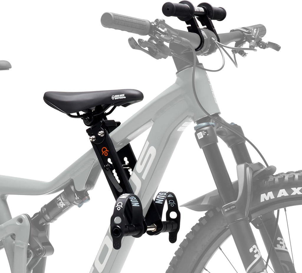 Kids Ride Shotgun - Child Bike Seat & Handlebar Combos - Front Mounted, for Children Aged 2~5 Years, Fits Most Adult Modern Mountain Bikes, Adjustable for Comfort