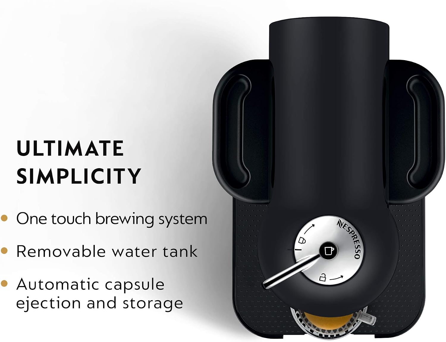 Nespresso Vertuo Coffee and Espresso Maker by Breville, Matte Black with Aeroccino Milk Frother