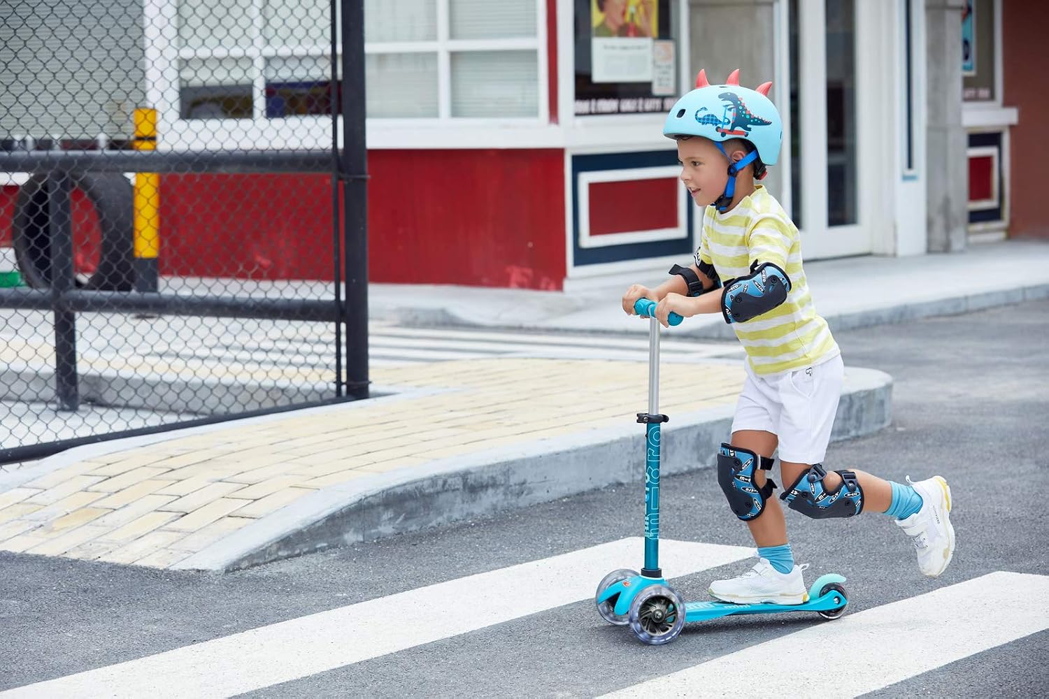Micro Kickboard | Mini LED Kids Scooter for Ages 2-5 | Children up to 110 lbs | 3 Wheel Lean-to-Steer Design | Adjustable T Bar | Smooth Ride, Motion Activated PU LED Wheels | Swiss Design