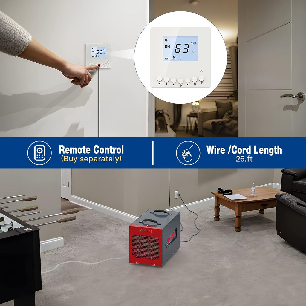Abestorm 235 Pint Commercial Dehumidifiers for Crawl Space, Basement, Whole Homes up to 3,300 sq. ft, Water Damage Restoration Equipment with Pump and Drain Hose