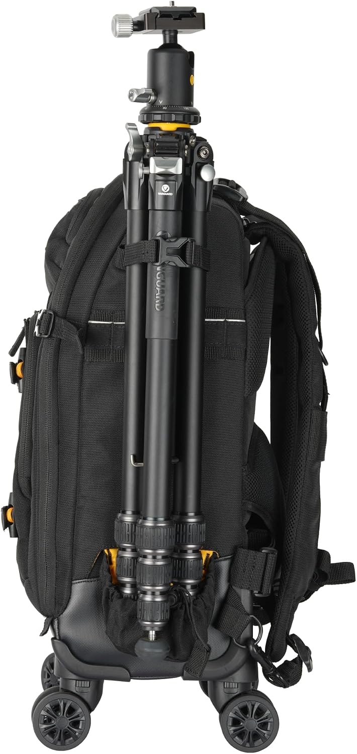 VANGUARD ALTA FLY 55T G2 DSLR Camera Backpack, 8 Wheel Spinner/Trolley, Black