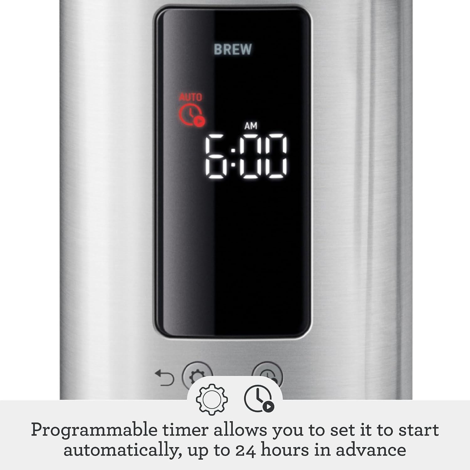 Breville Luxe Drip Coffee Machine BDC465BTR, Black Truffle, Thermal Carafe