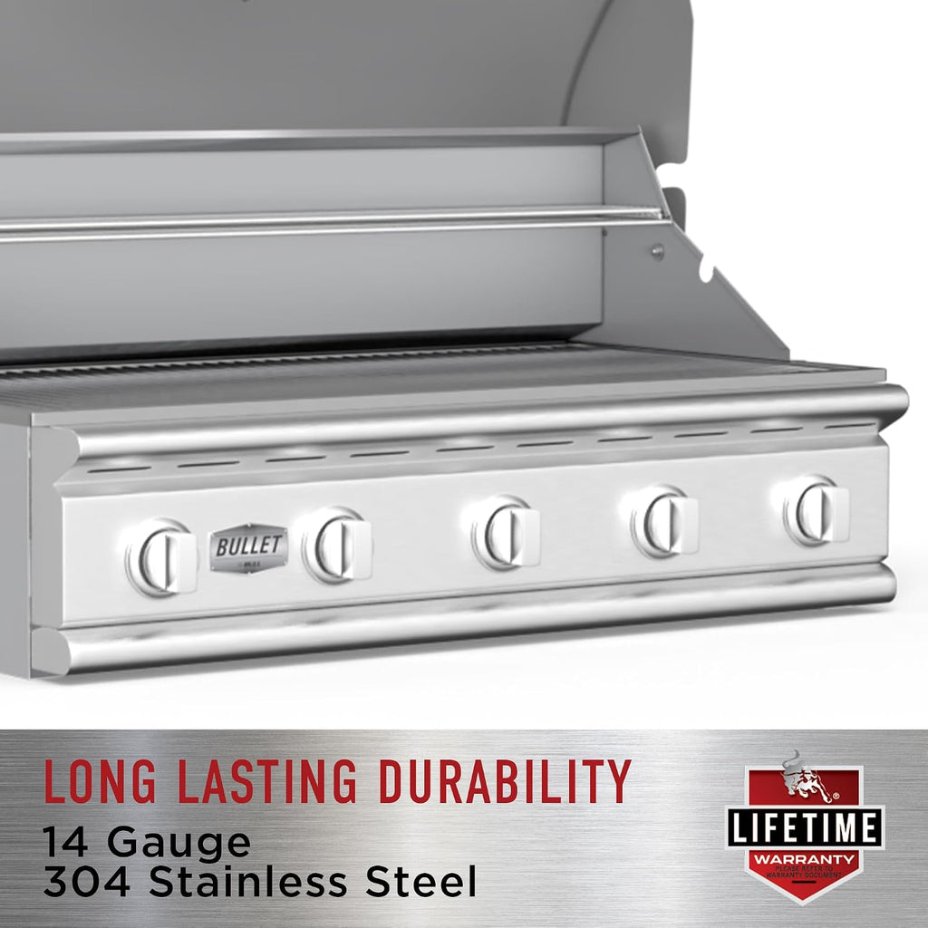 Bull Outdoor Products 88000 Bison Charcoal Grill Cart, Stainless Steel